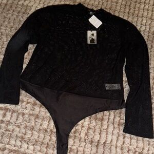 Sincerely Jules Black Bodysuit NWT